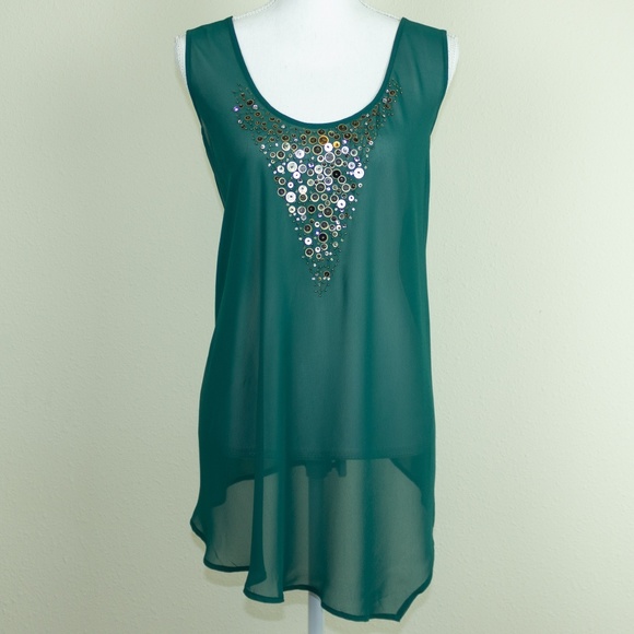 Lane Bryant Tops - LANE BRYANT Beaded Top Size 26